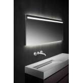 Falper Mirrors with straight edges with frontal led lighting
