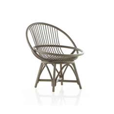 Expormim Rattan 70s reedited Radial Armchair