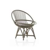 Expormim Rattan 70s reedited Radial Armchair