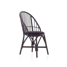 Expormim Rattan 70s reedited Coqueta dining chair