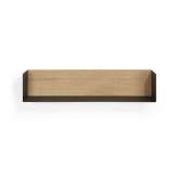 Ethnicraft Wall decor | Oak U shelf - L - black