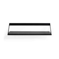 Ethnicraft Wall decor | Oak Ribbon black shelf - varnished