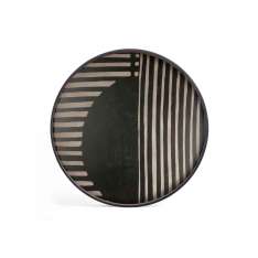 Ethnicraft Urban Geometry tray collection | Asymmetric Dot wooden tray - round - XL