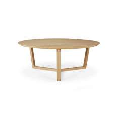 Ethnicraft Tripod | Oak coffee table