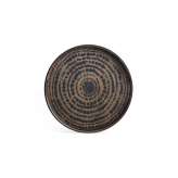 Ethnicraft Tribal Quest tray collection | Black Beads wooden tray - round - S