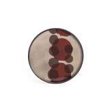 Ethnicraft Translucent Silhouettes tray collection | Pinot Layered Dots glass tray - round - S