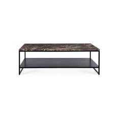 Ethnicraft Stone | coffee table - dark emperador