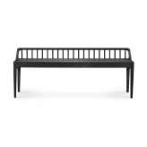 Ethnicraft Spindle | Oak black bench - varnished