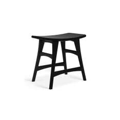 Ethnicraft Osso | Oak black stool - contract grade - varnished