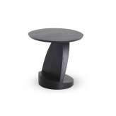 Ethnicraft Oblic | Teak black side table - varnished
