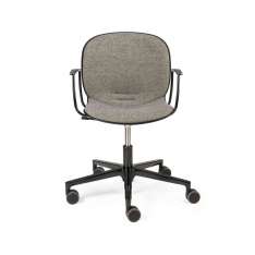 Ethnicraft Noor | RBM office chair - with armrest - grey