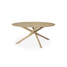 Ethnicraft Mikado | Oak round dining table