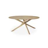 Ethnicraft Mikado | Oak round dining table