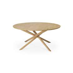Ethnicraft Mikado | Oak round coffee table