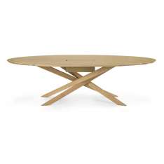 Ethnicraft Mikado | Oak oval dining table
