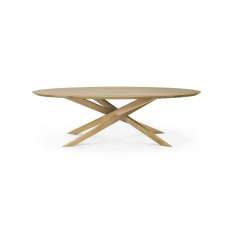 Ethnicraft Mikado | Oak oval coffee table