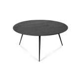 Ethnicraft Luna | Coffee table - lava - black