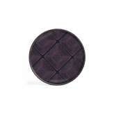 Ethnicraft Linear Flow tray collection | Midnight Linear Squares glass tray - round - S