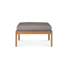 Ethnicraft Jack | Teak outdoor footstool - mocha