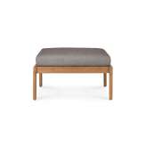 Ethnicraft Jack | Teak outdoor footstool - mocha