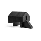 Ethnicraft Houses | Black Stilt House object - mahogany