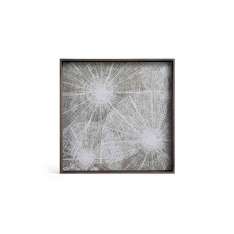 Ethnicraft Classic tray collection | White Slices wooden tray - square - S