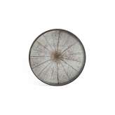 Ethnicraft Classic tray collection | Slice mirror tray - light aged - round - S