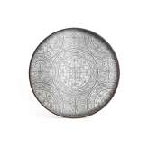 Ethnicraft Classic tray collection | Moroccan Frost mirror tray - round - L
