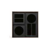 Ethnicraft Classic tray collection | Charcoal desk organiser - walnut holder