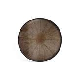 Ethnicraft Classic tray collection | Bronze Slice mirror tray - not aged - round - L