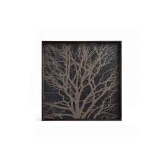 Ethnicraft Classic tray collection | Black Tree wooden tray - square - S