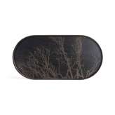 Ethnicraft Classic tray collection | Black Tree wooden tray - oblong - M