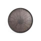 Ethnicraft Classic tray collection | Black Slice wooden tray - round - XL