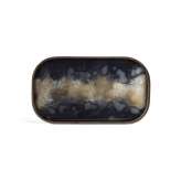 Ethnicraft Classic tray collection | Black Organic glass valet tray - rectangular - L