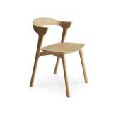 Ethnicraft Bok | Oak dining chair - varnished