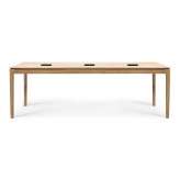 Ethnicraft Bok | Oak cowork desk - CEE7/3 (DE, NL, ES, RU, …) - varnished