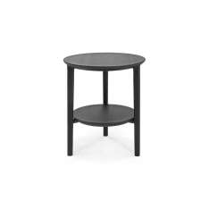 Ethnicraft Bok | Oak black side table - varnished