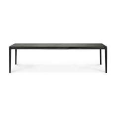 Ethnicraft Bok | Oak black extendable dining table - varnished