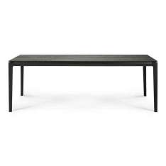 Ethnicraft Bok | Oak black dining table - varnished