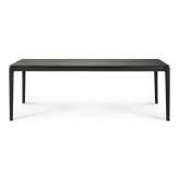 Ethnicraft Bok | Oak black dining table - varnished