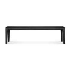 Ethnicraft Bok | Oak black bench - varnished