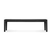 Ethnicraft Bok | Oak black bench - varnished