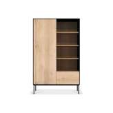 Ethnicraft Blackbird | Oak storage cupboard - 1 door - 1 drawer - varnished