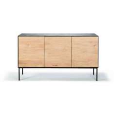 Ethnicraft Blackbird | Oak sideboard - 3 doors - varnished