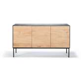 Ethnicraft Blackbird | Oak sideboard - 3 doors - varnished