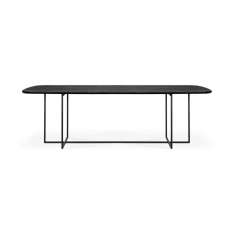 Ethnicraft Arc | Oak black dining table
