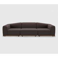 EMKO PLACE Saler Sofa, 3-seater, dark grey, Symphony Mills Copenhagen fabric