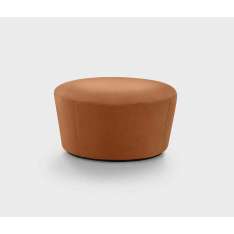 EMKO PLACE Naïve Pouf D720, Hulst dark brown leather