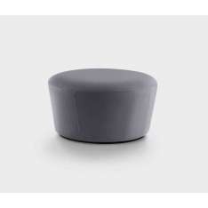 EMKO PLACE Naïve Pouf D720, concrete grey Gabriel Harlequin fabric