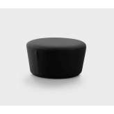 EMKO PLACE Naïve Pouf D720, black, Camira Yordale fabric